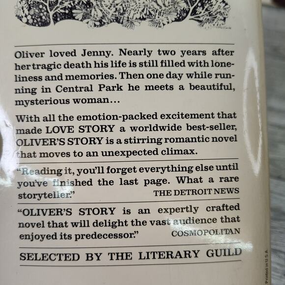OLIVERS STORY Erich Segal 1978 Avon Paperback Second Printing - Picture 6 of 11